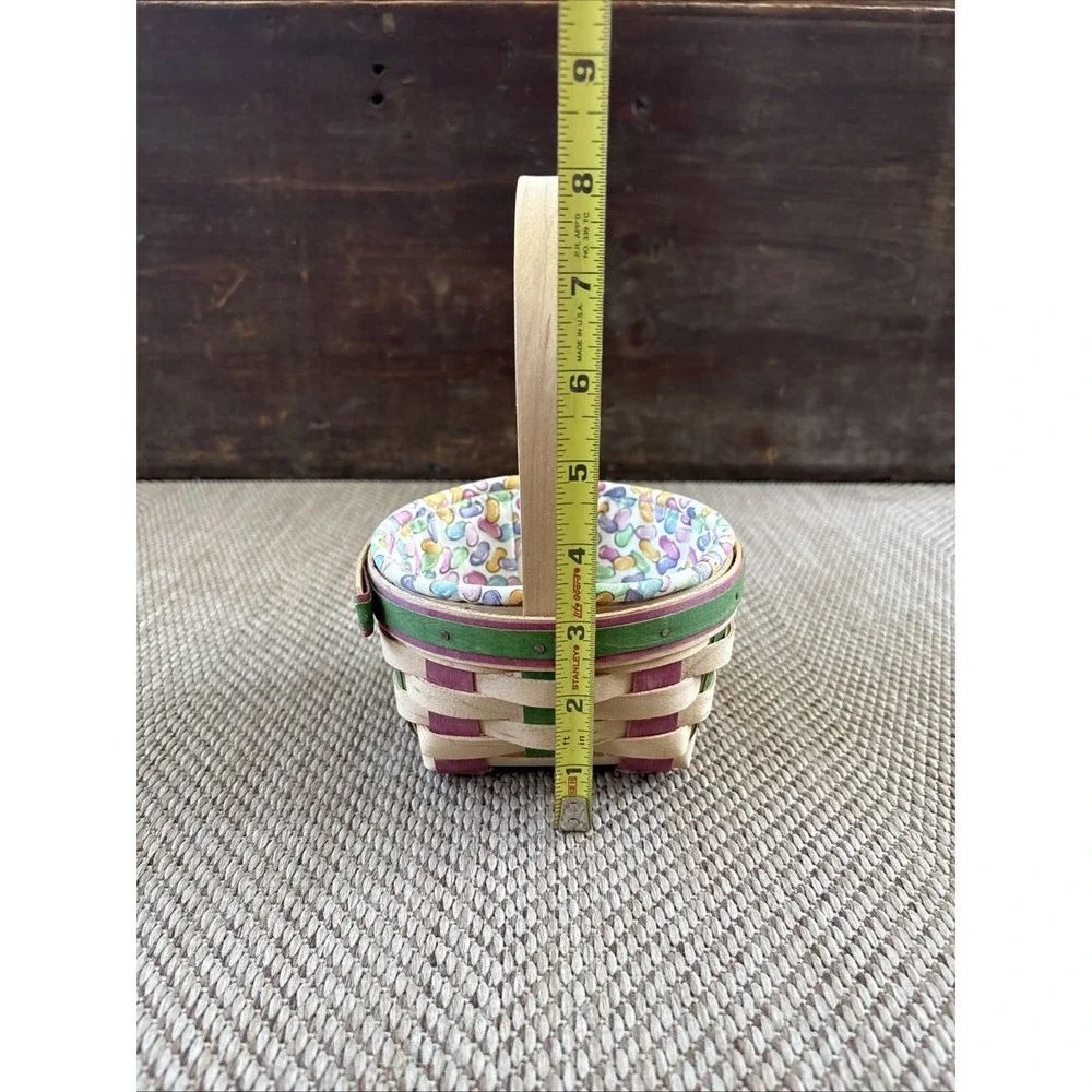 Longaberger 1999 Easter Basket With Jellybean Liner